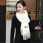 Solid Color Soft Women Scarf Cashmere Scarves Ladies Shawl Wrap Fall Winter Pashmina Unisex