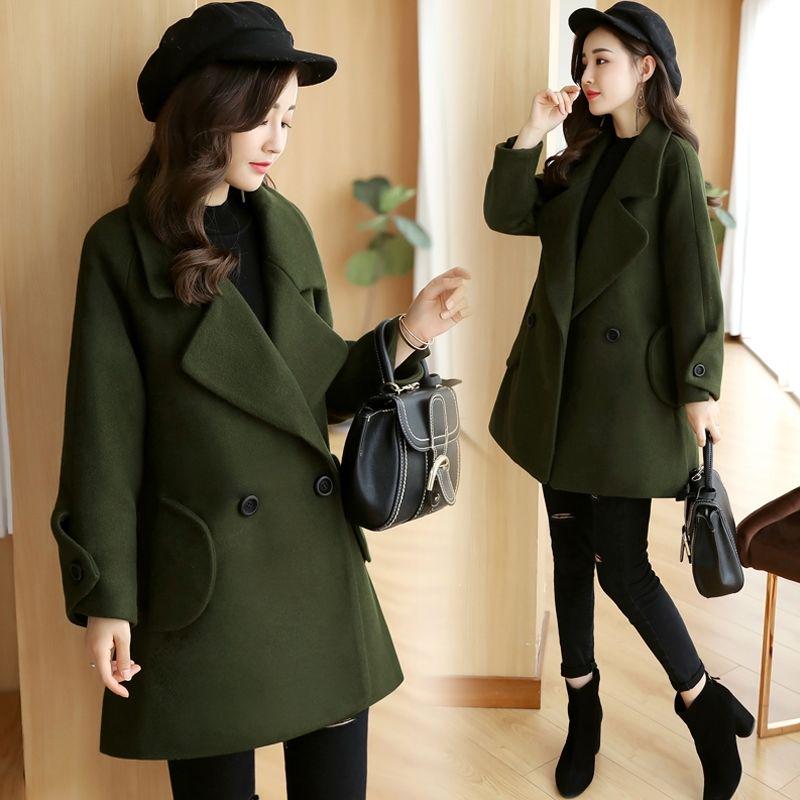 Long Sleeve Winter Wool Coat Women's Jacket Casaco Feminino Ladies Autumn Slim Short Woolen Coats
