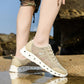 Men's Hollow Mesh Breathable Sneakers Lightweight Casual Non-Slip Sneaker Shoes