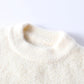 Children's Sweater Mink Velvet Hedging Western Style Solid Color Round Neck Long-sleeved Sweater Baby Top