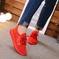Women's Sports Shoes Student Korean Breathable Running Shoes Trend All-match Casual Shoes Hollow Flat Shoes