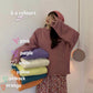 Winter solid color curly half turtleneck pullover long sleeve sweater women trend