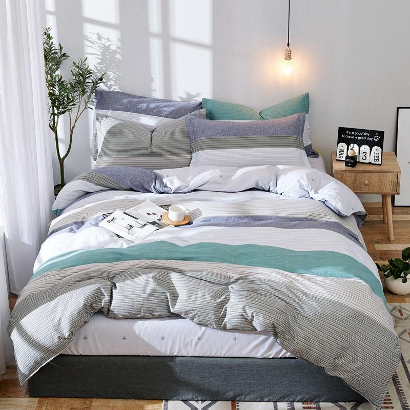 Cotton Quilt Cover Single Piece Cotton Quilt Cover for Double Bed