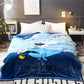 Autumn and Winter Warm Soft Blanket Quilt Coral Velvet Velvet Mattress Bed Sheet