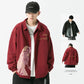 Autumn Men's Jacket Loose Korean Style Trend All-match Printing Lapel Casual Jacket