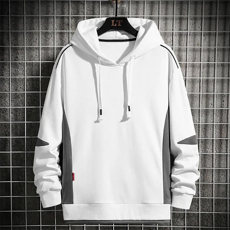 Men's Autumn Hooded Sweater Trend Handsome Fashion Loose Thin All-Match Men Sweatshirts