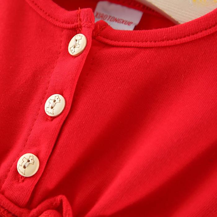 0-5Y Summer Princess Infant Baby Girls Dress Long Sleeve Lace Patchwork Back Bowknot Tutu Dress