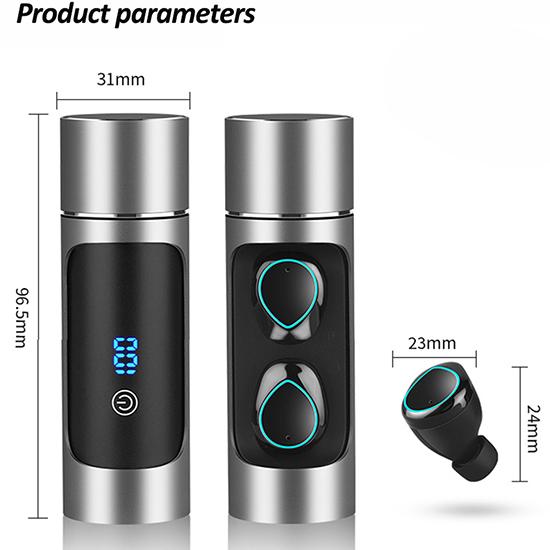 Waterproof 5.0 Earphones Bluetooth Mini HIFI TWS Earbuds Wireless Headphones Noise Reduction Headset