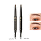 Double-head eyebrow pencil waterproof and sweat-proof natural long-lasting non-fading non-staining