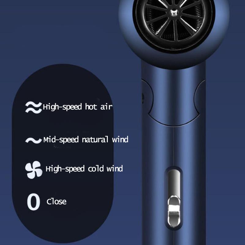 1800W High Power Hair Dryer Set Blu-ray Hair Care Hot/cold Hair Dryer Barber Equipment for Home Hair Salon