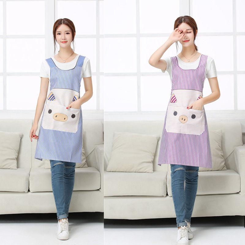 Apron Women's Anti-fouling and Oil-proof Kitchen Dressing Overalls Waist Dressing Apron Kitchen Restaurant Apron Daily Necessities