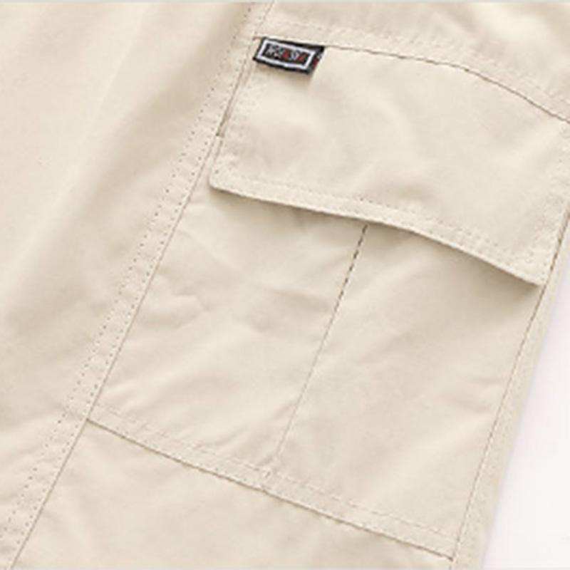 Young and Middle-aged Summer Men's Shorts Five-point Pants Loose Casual Sports Men's Beach Pants Mid-waist Pants