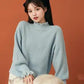 Sweater Women's Autumn Winter Outer Wear Knit Sweater Tops Pullover Gentle Style Long-sleeved Bottoming Shirt Women