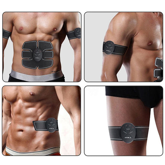 Electric Stimulators Massager Abdominal Muscle Exerciser Belly Arm Exercise Home Fitness Equipment