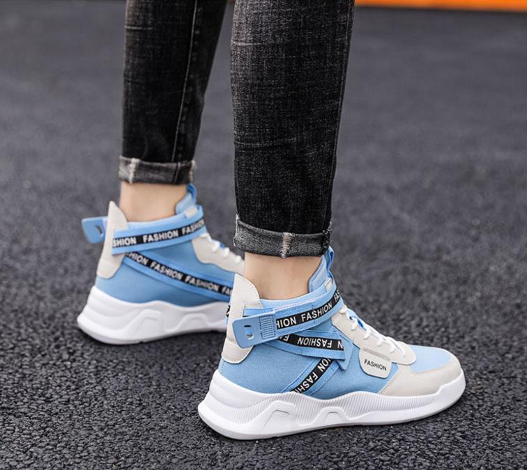 Men's Inner Heightening Martin Boots Men's High Top Casual Shoes Men's Deodorant Shoes