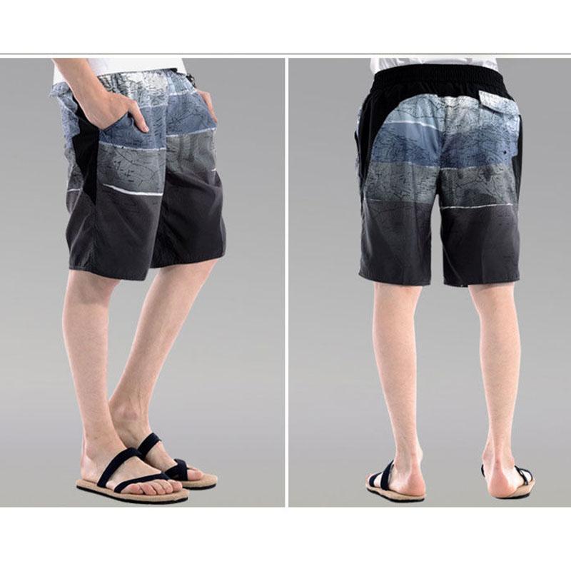 Quick-drying Loose Beach Pants Men Plus Fat Large Size Thailand Seaside Resort Wear  Spring Swimming Trunks Tide Brand Casual Shorts Summer