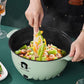 800W 24cm Electric Heat Pot Small Frying Pan Non-stick Pot Multi-function Electric Skillet Wok for 2-3 People