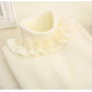 Autumn and Winter Thick High-neck Ladies Bottoming Shirt Elegant Temperament Knit Sweater Ruffled High Elasticity All-match Slim Casual Shirt