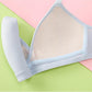 Young Women Gather Comfortable Pure Color Simple High School Student Underwear Girl Soft Cup Bra