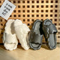Soft Slippers Women's Summer Home Indoor Thick-bottomed Bathroom Bath Non-slip Couples Household Feces Sense Sandals and Slippers Men