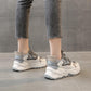 Women's Spring Platform Chunky Sneakers Gray Brown Sports Shoes Comfort Casual High Sneaker Women Vulcanize Sneakers