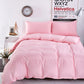 4pcs/set Solid Color Bedding Set Duvet Cover Bedding Sheet Pillowcase 4 Pieces Set