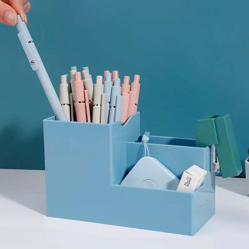 Student Pen Holder Simple Office Desk Pen Box Daily Small Object Storage Box