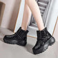 Winter Boots Velvet Thick-soled Platform Heightening Snow Boots Non-slip Women's Cotton Boots Waterproof Cotton Shoes