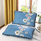 Household Crystal Velvet Thick Quilted Pillowcase Winter Warm Flannel Pillowcase Coral Fluffy Bedding
