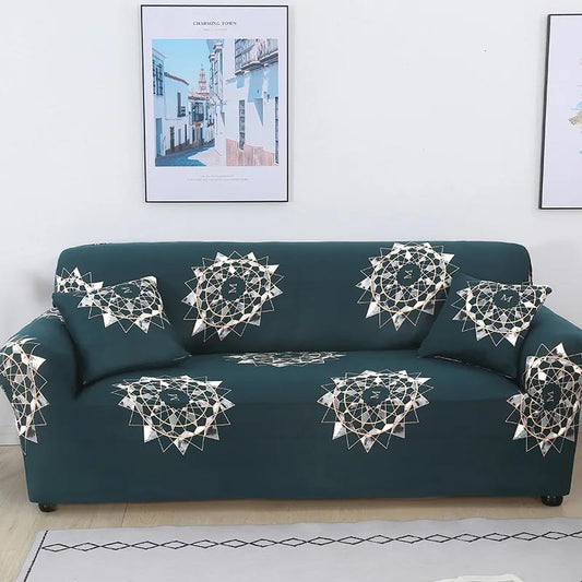 Fashion Simple Geometric Print Sofa Cover Armchair Cover Stretch Sectional Couch Cover Corner Sofa Slipcover 1/2/3/4 Seater