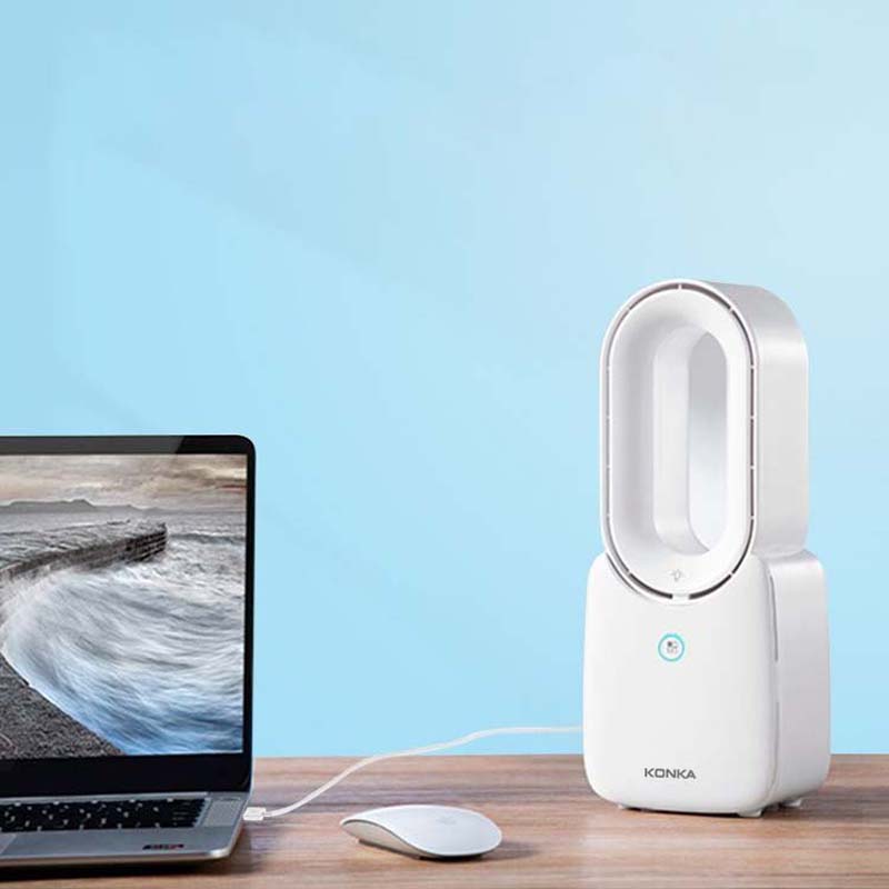 Indoor Small Fan Portable Desktop Dormitory Student USB Rechargeable Fan