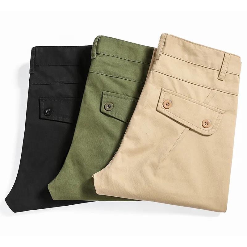 Autumn Overalls Casual Pants Men's Loose Straight Casual Trousers Light Color Large Size Men's Trousers High Waist Work Pants