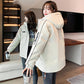 Autumn and Winter Cotton-padded Female Students Casual Loose Tooling Top Outer Wear Thickened Windproof Cotton-padded Jacket Couple Clothes