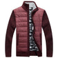 Autumn and Winter Men's Jackets Plus Velvet Thick Coats Men's Plus Size Casual Cardigan Jacket Plus Size Zipper Warm Top