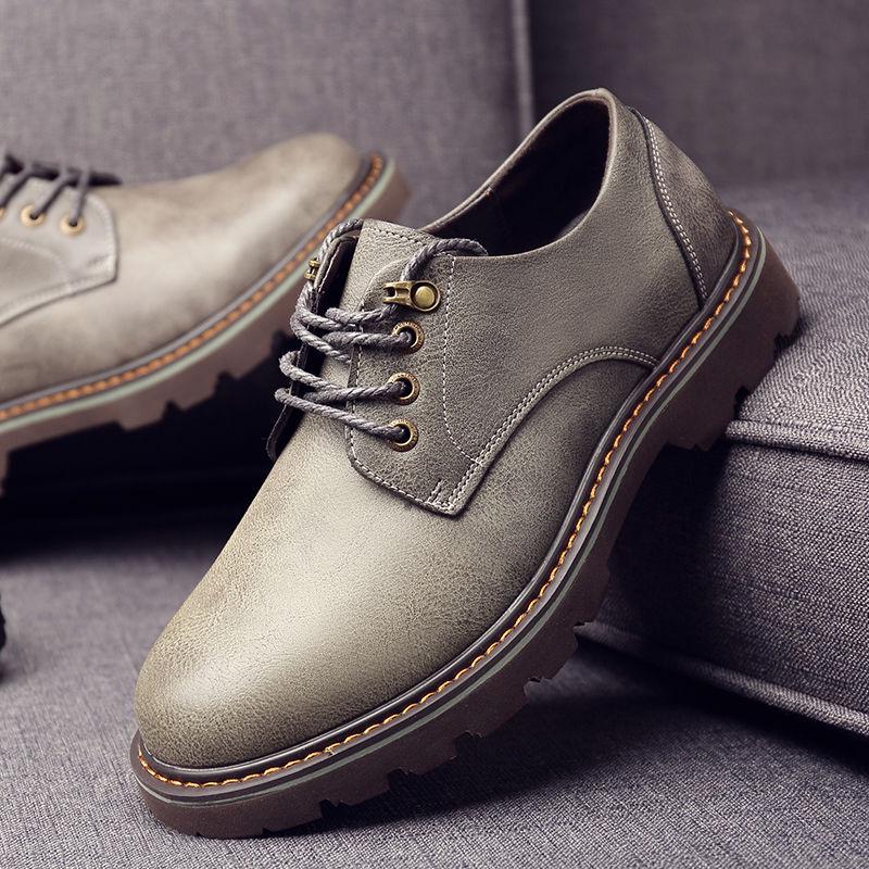 Fashion Men Leather Martin Shoes Luxury Classic Men Shoes Waterproof Martin Shoes Outdoor Footwear