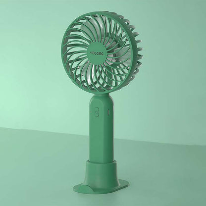 Usb Small Fan Mini Handheld Charging Large Wind Mute Desktop Bed Small Fan Outdoor Travel Portable Fan