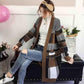 Autumn and Winter Sweater Loose Knit Mid-length Coat Fashion Simple Female Top
