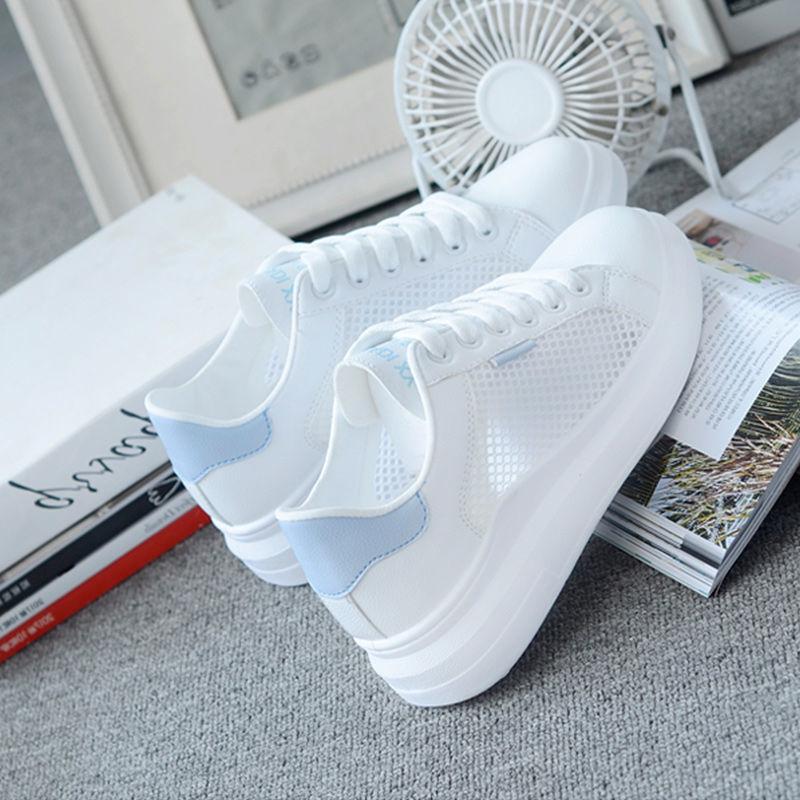 Net Shoes Summer Round Head Color Matching Breathable and Comfortable Fashion Women's Shoes
