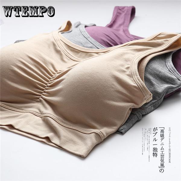 Sports Bra Top Shockproof Breathable Bra Support Pure Cotton Fitness Women Top Sports Wear for Women