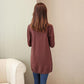 Autumn and Winter Thicker Loose Dress Mid-length Knitted Casual Bottoming Skirt Pure Color Simple Female Sweater Dress