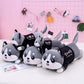 Husky Plush Pillow  Sleeping Pillow Boys and Girls Birthday Pillow Christmas Gift Pillow