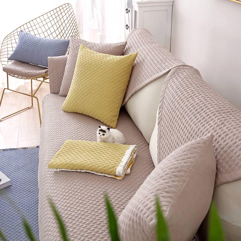 Modern Simplicity Sofa Towel Fresh Floral Fabric Cotton Sofa Cushions Couch Covers Non-slip