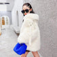 Girls' Winter Warm Jacket Korean Style Plush Thick Cashmere Coat Windproof Winter Clothes