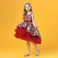 Lace Embroidery Formal Sleeveless Wedding Gown Tutu Princess Dress Flower Girls Children Clothing Kids Party for Girl Clothes