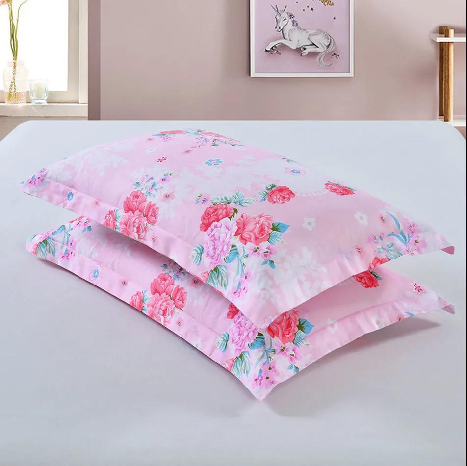Arctic velvet Korean version small floral single pillowcase couple adult pillowcase high-end pillowcase 48*74cm