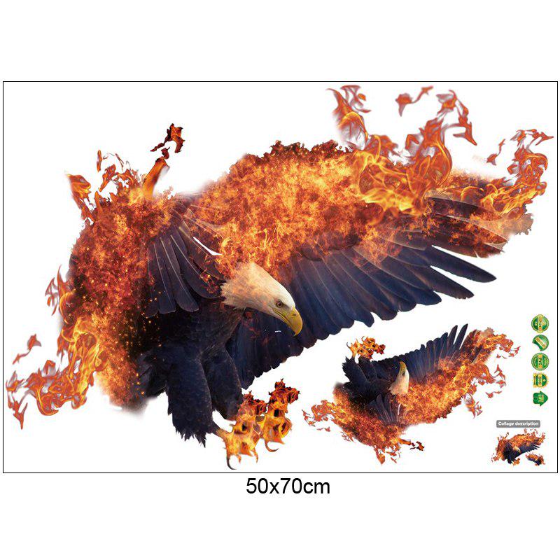 [sticker ]Anger Eagle Animals Wall Stickers For Kids Rooms Boy Bedroom Living Room Home Decor Art D