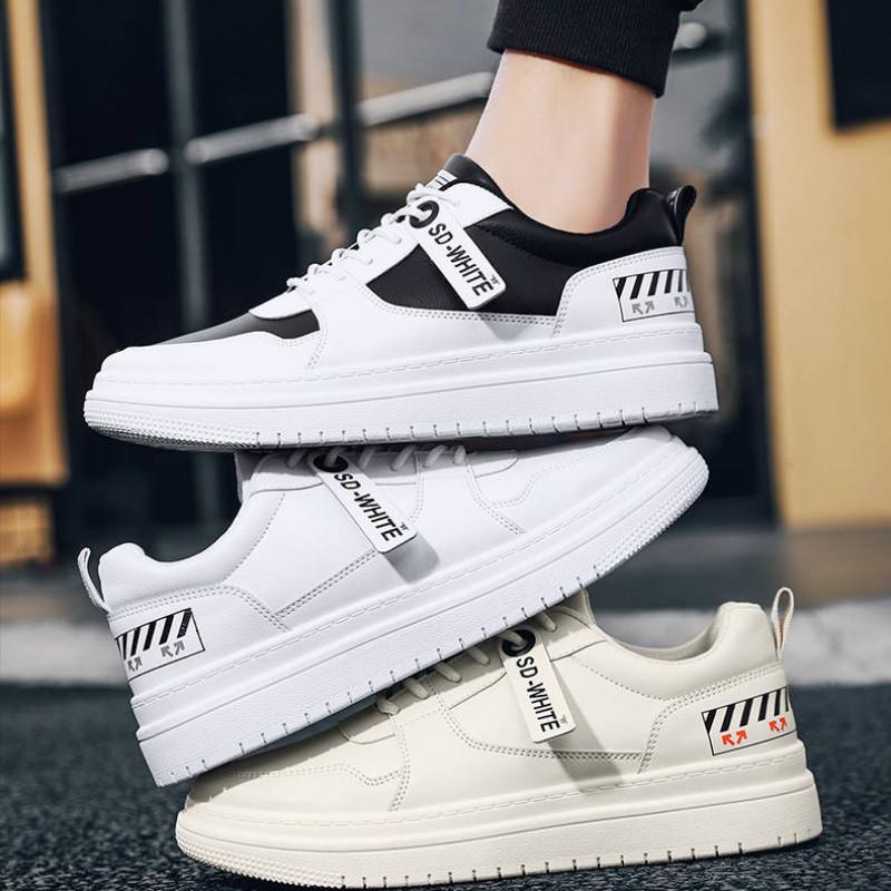 Men's shoes Korean student wild board shoes breathable small white shoes men's internal orgasm shoes