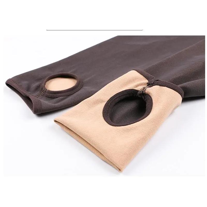 Women's Sexy Durable Leggings Thin Leggings Outerwear Gray Elastic Stepped Feet Stocks Female Tight Leg Socks See Through Pantyhose Fake Meat Lifelike