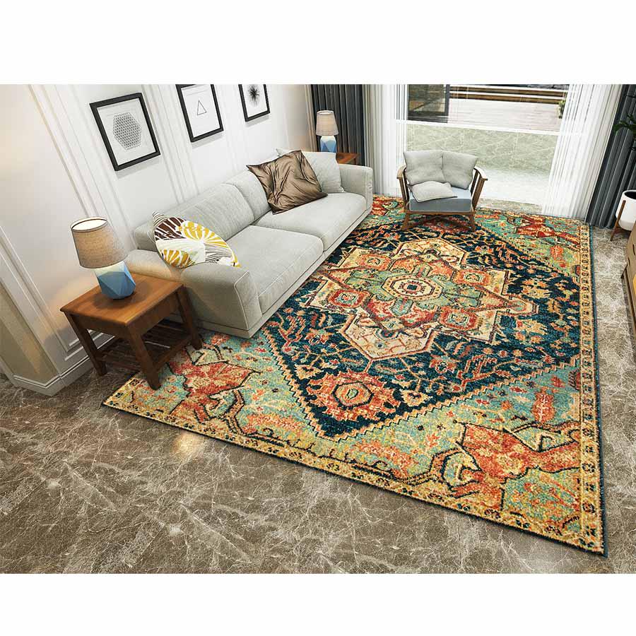 Green Leaves For Living Room Home Bedroom Rugs Carpets Coffee Table Floor Mat Study Soft Carpet Sofa