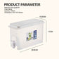 Cold Water Jug with Tap Water Beverage Drink Dispenser Fruit Teapot Tank Refrigerator Juice Kettle Cold Water Jug for Lemonade